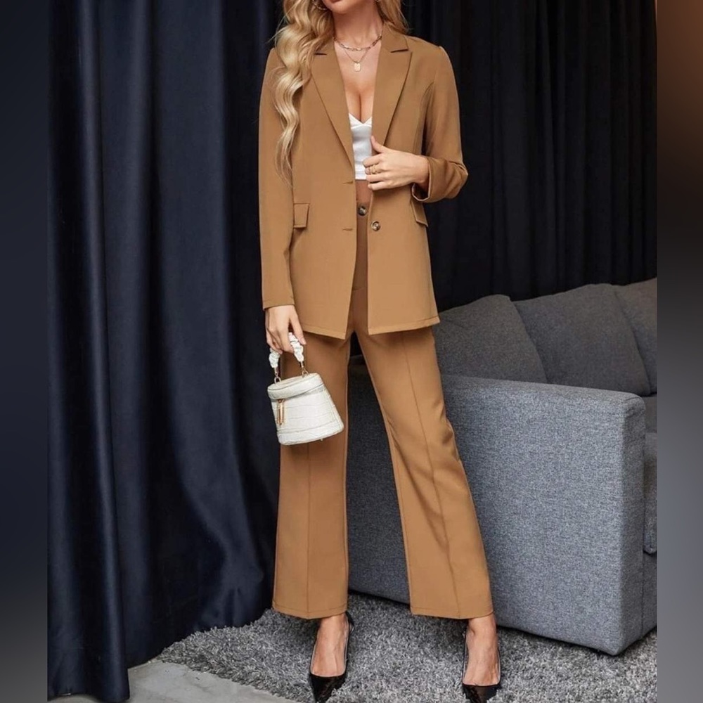 Camel beige work pants